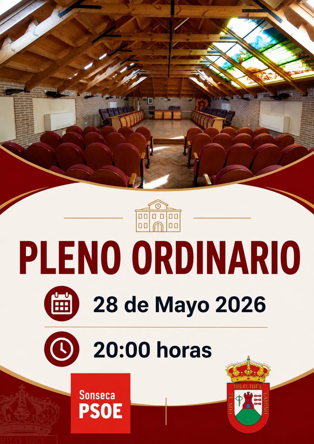 Imagen de la noticia: Pleno ordinario de mayo